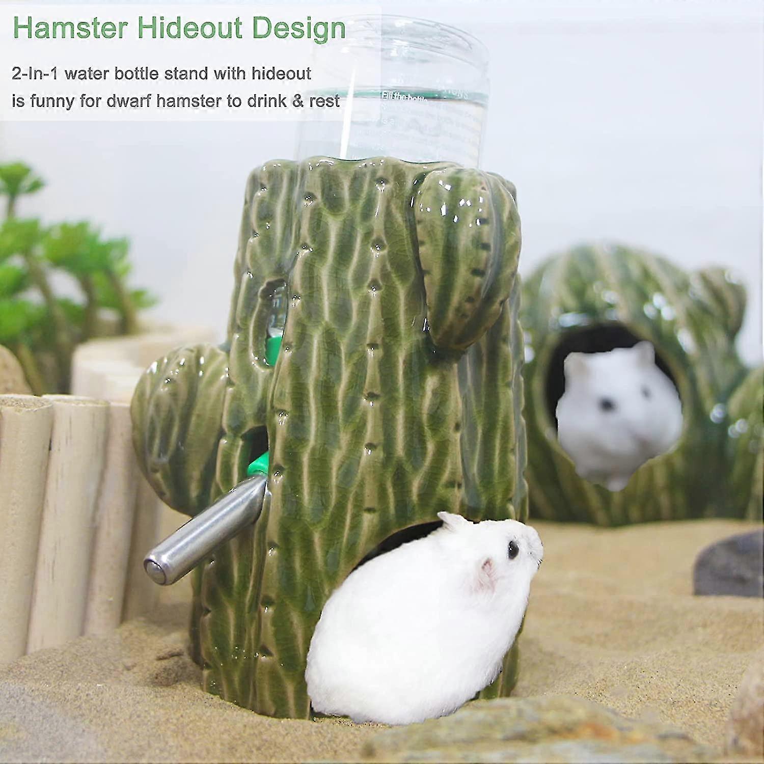 Hamster Glass Water Bottle Zhilishu 80ML Hamster Water Bottle With