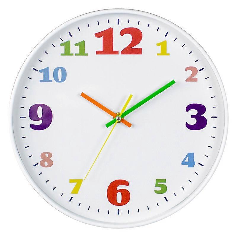 Colorful children's clock cartoon wall clock