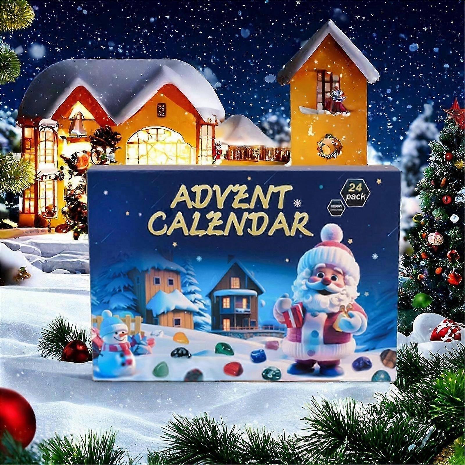 Advent Calendar 2024 Women 2024 Christmas Advent Calendar 24 Natural Crystal Agate Fossils Day