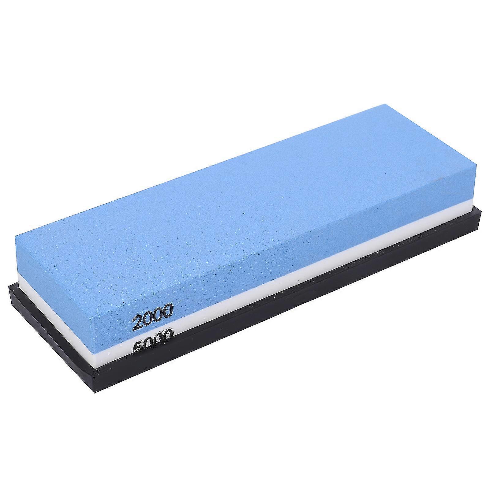 Knife Sharpener Stone Double-Sided Whetstone 2000 5000 Mesh for Kitchen Use