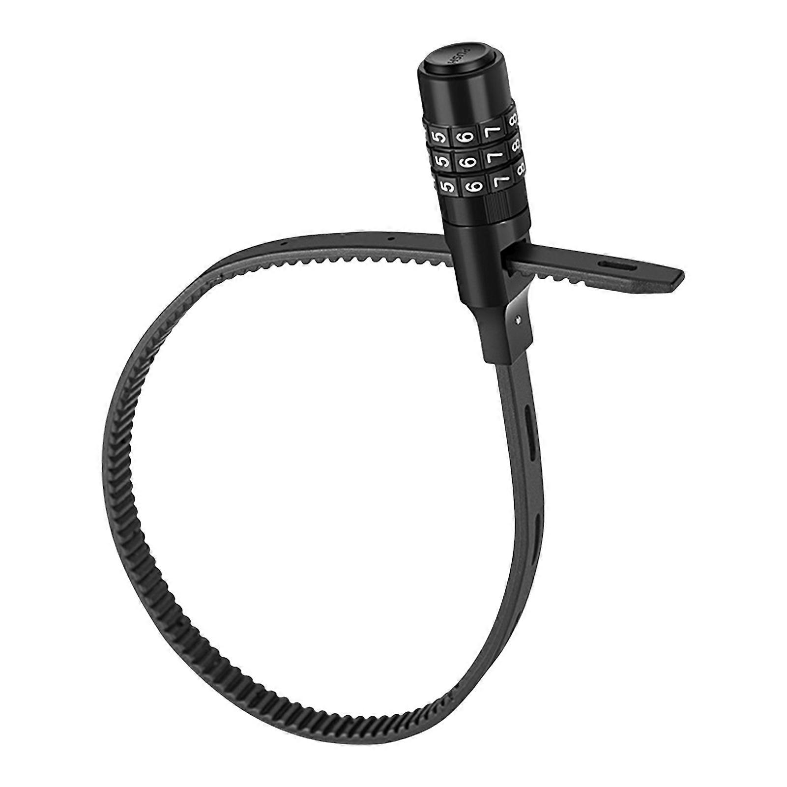 Kaesi Skateboard Tie Lock Three Digit Combination Anti-theft Adjustable Bike Cable Code Lock for Riding