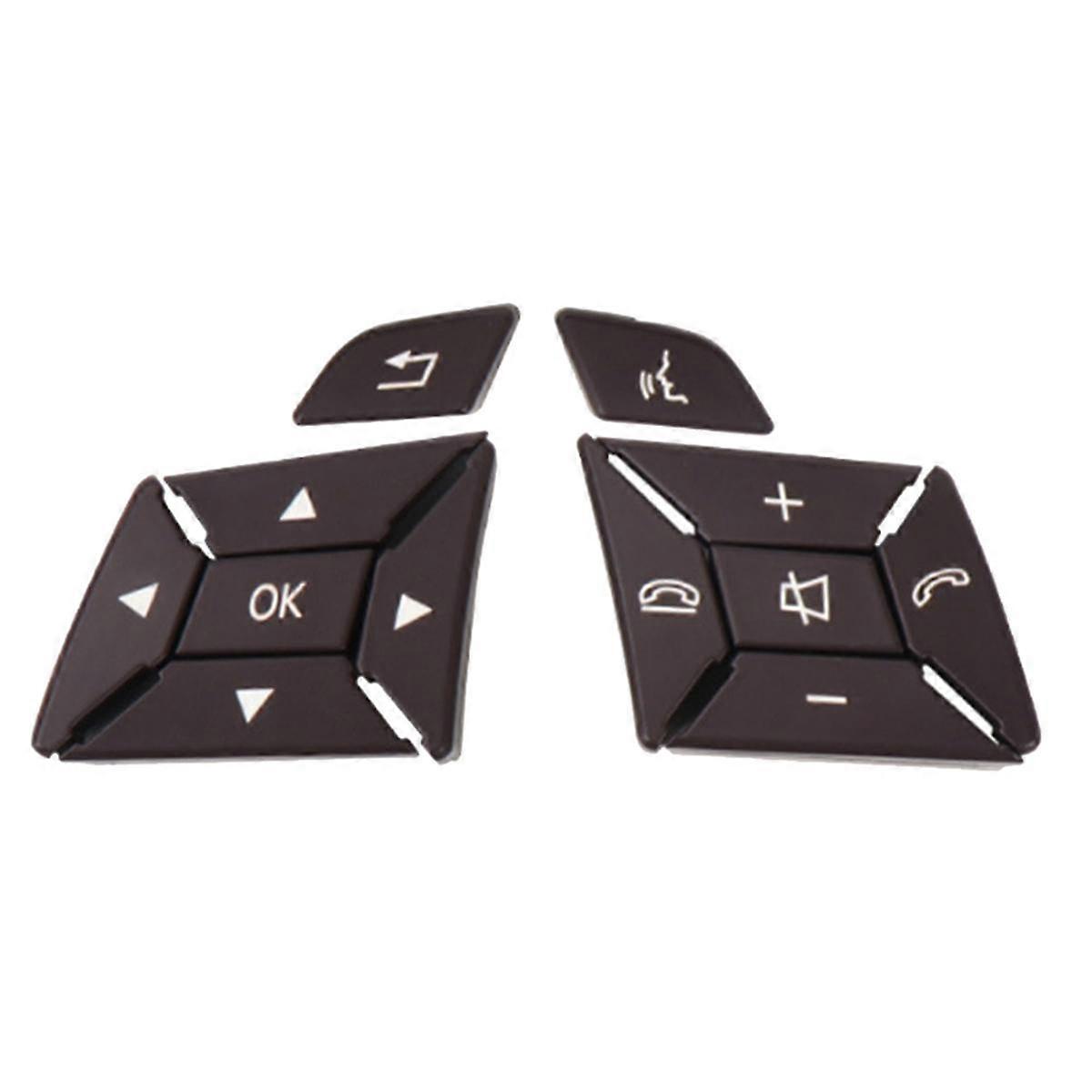 Car Steering Wheel Multifunction Switch Buttons 1669052800 1669052900 for ML Class W166 W292 Brown