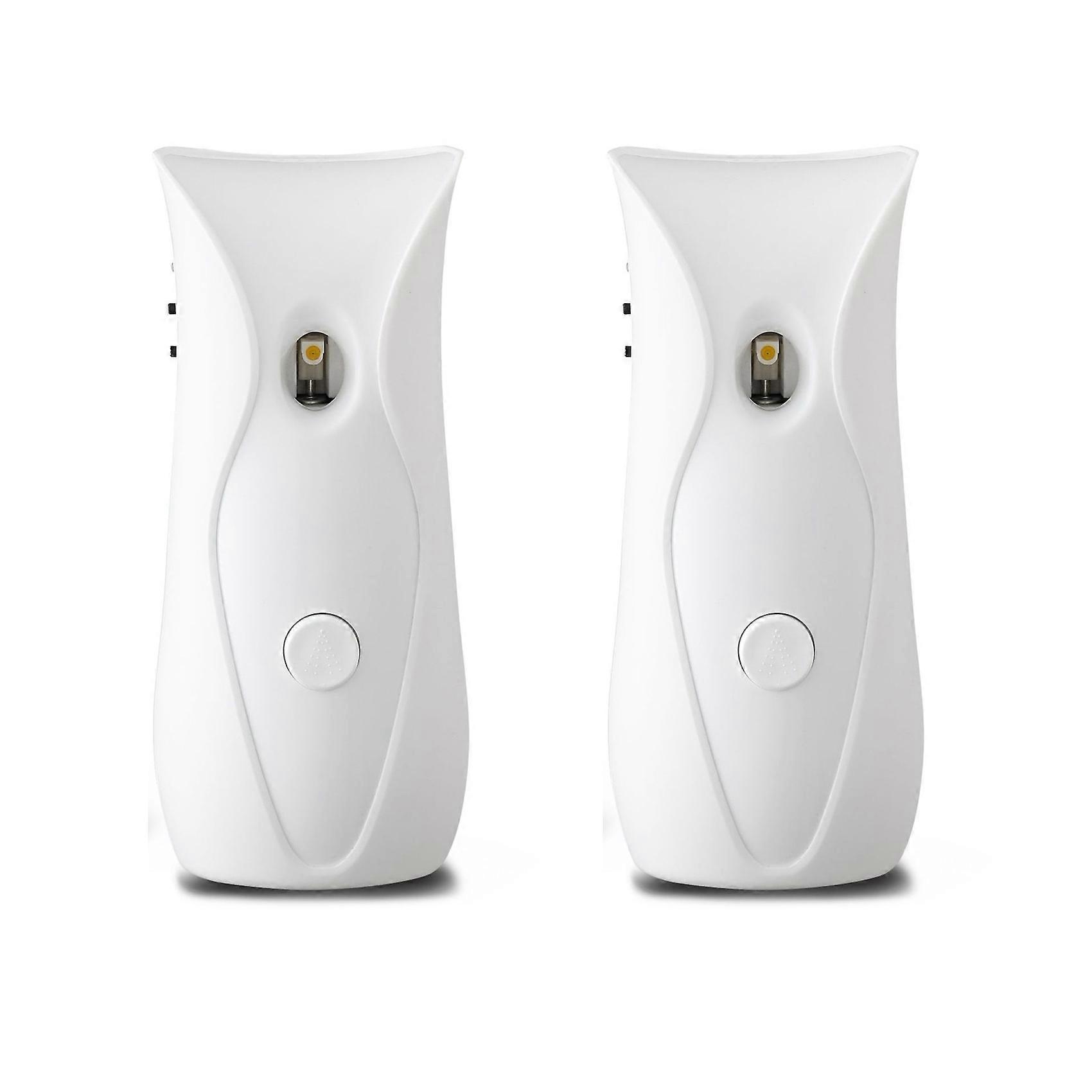 2X Automatic Air Freshener Dispenser Bathroom Timed Air Freshener Spray Wall Mounted, Automatic Sce