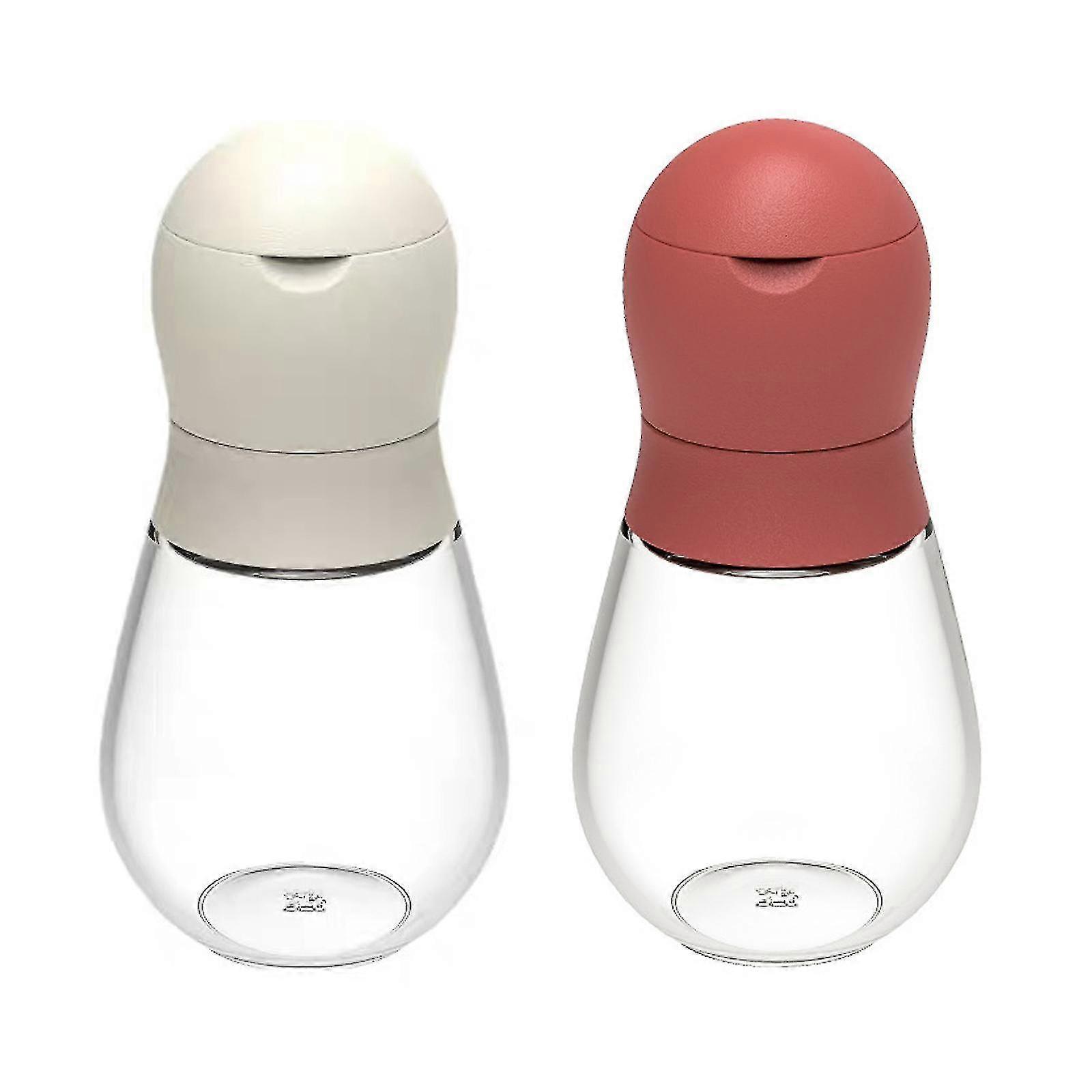 2 Pack Pepper Grinder Pepper Mill Salt Grinder Refillable Adjustable Coarseness Black Pepper Grinder