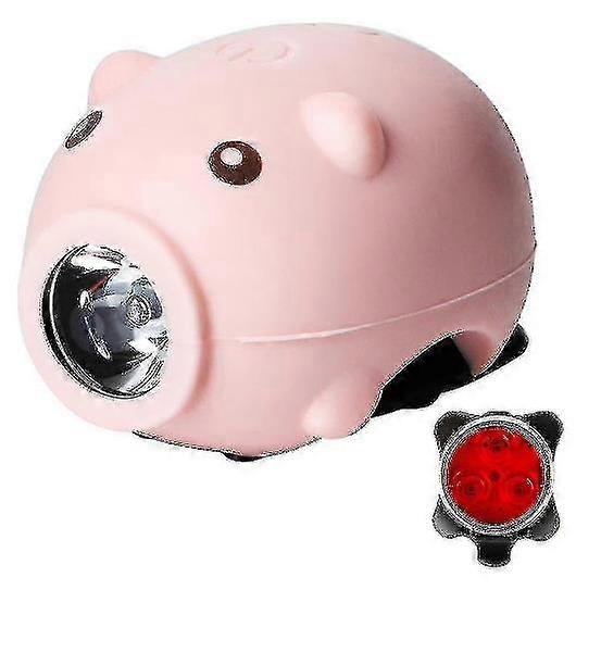 Bicycle Lights，Bicycle Lights And Tail Lights With Horn Function,usb Rechargeable Bik