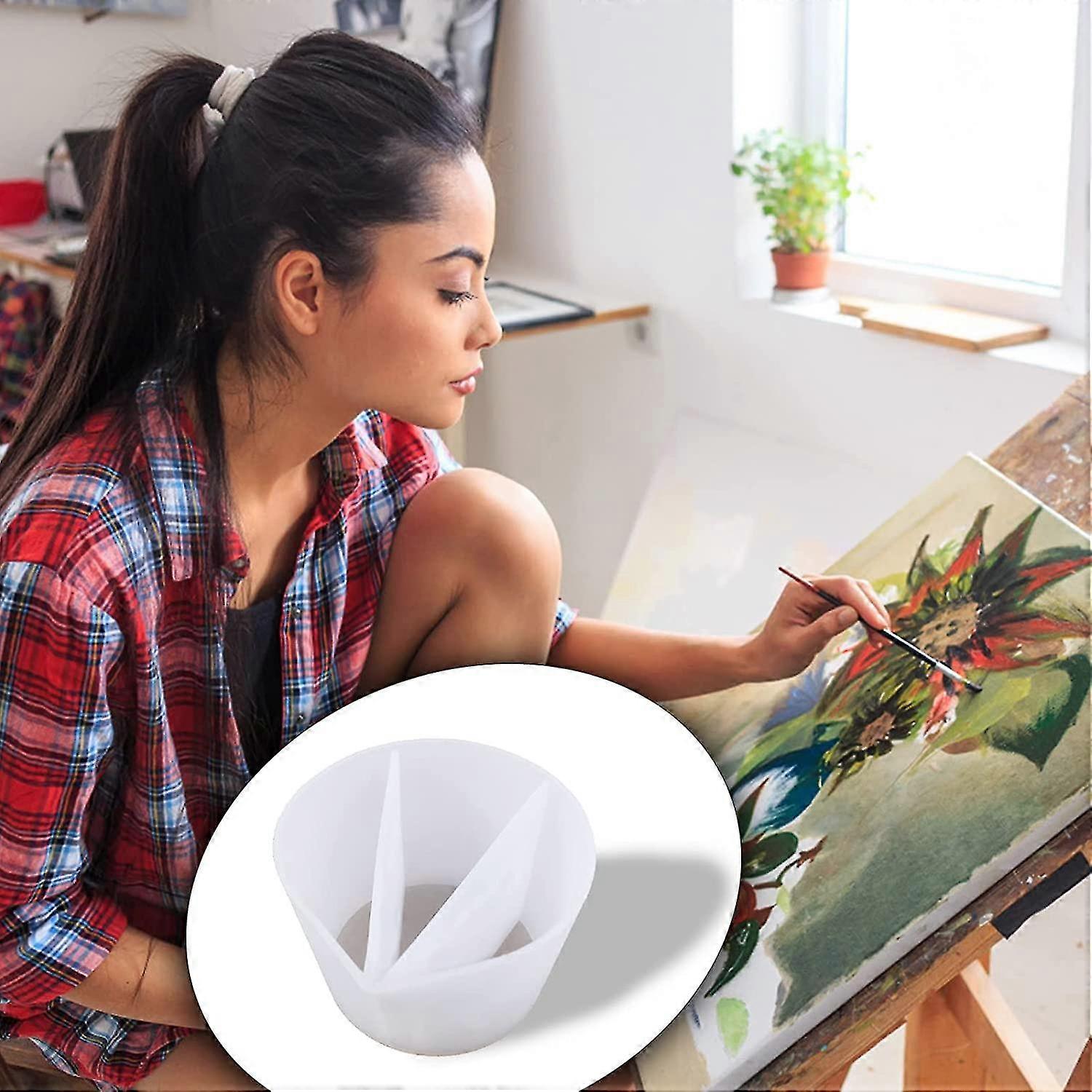 Split Cup For Paint Pouring Fluid Art Painting Diy Silicone Split Cups