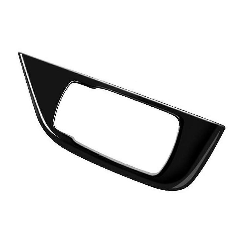 Car Glossy Black Central Gear Shift Panel Control Panel Decal