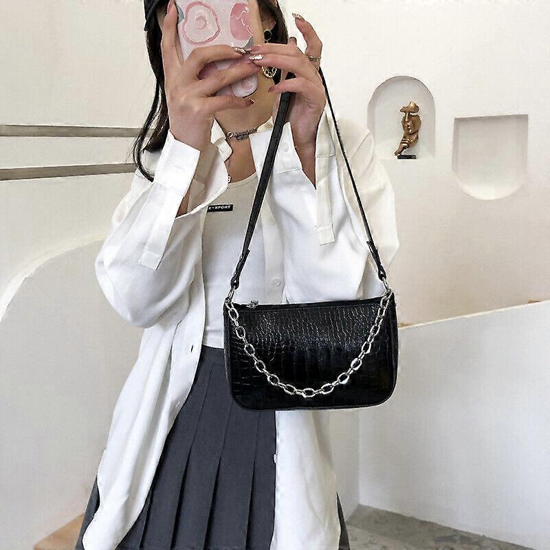 Small Shoulder Bag Purse for Women Croc Classic Clutch Handbag Crossbody Bags