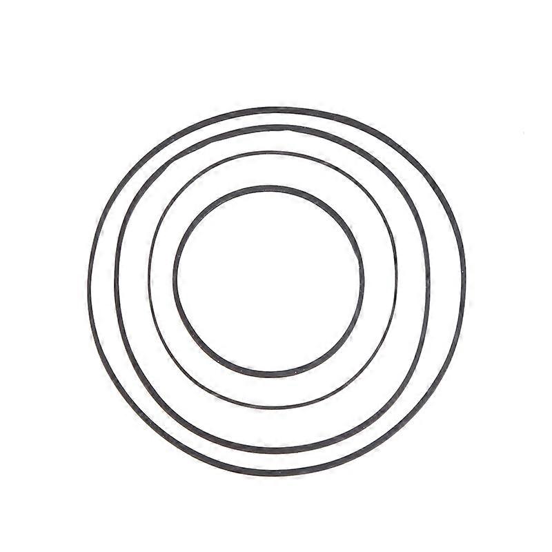 4x Replacement Turntable Belt Rubber Drive for Sanyo M-9990 M-9994 M-9994K Record Player CD-ROM Repeater Phono Belt