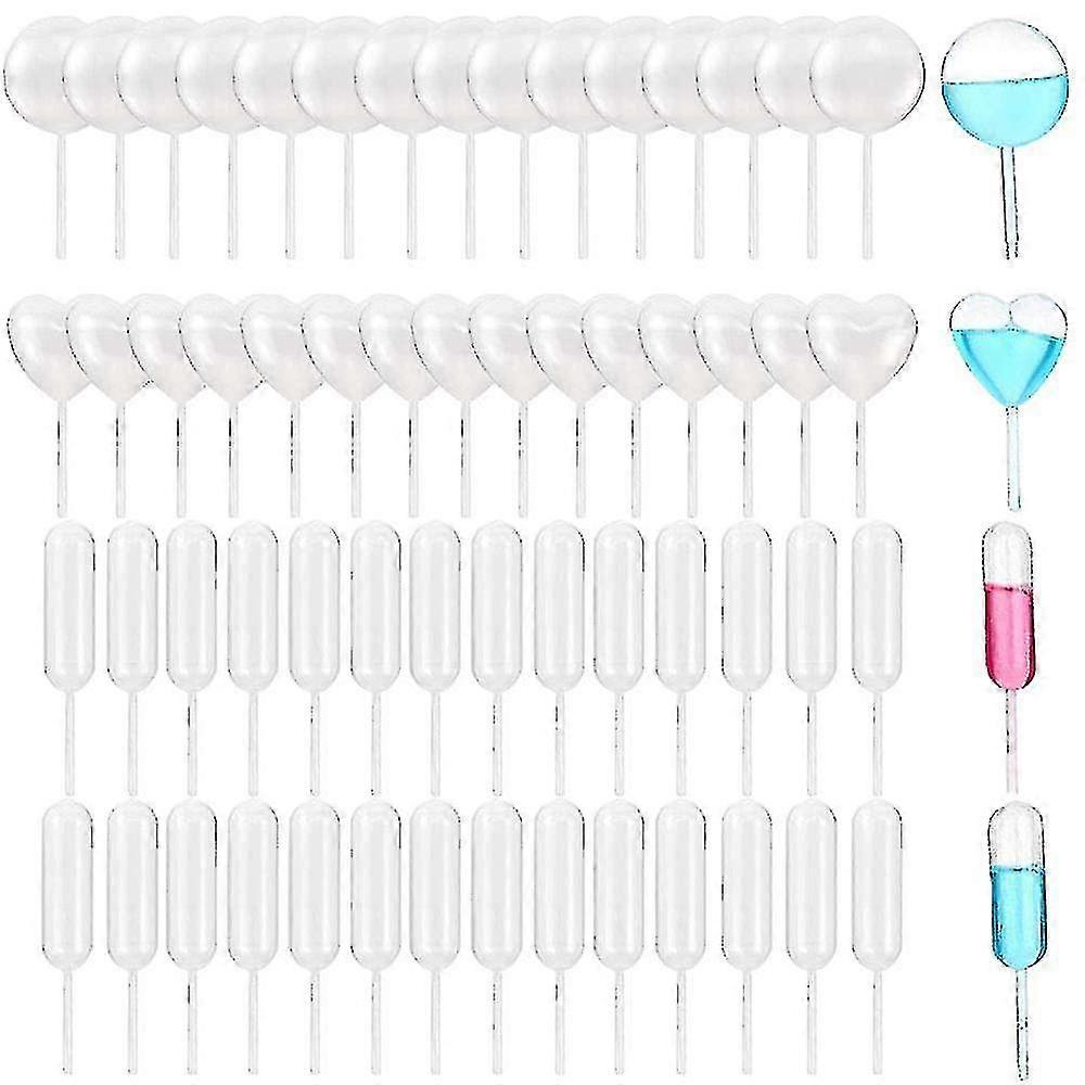 200pcs Clear Translucent Liquid Dropper Pasteur Pipettes For Cakes, Chocolates,easy Squeeze