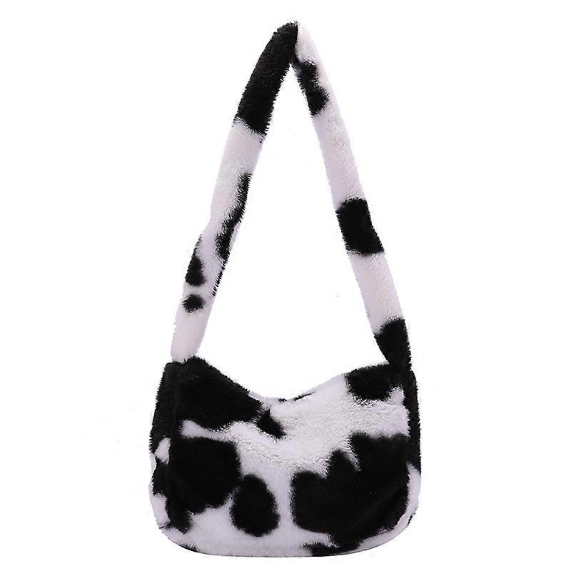 Plush Bag Y2k Fluffy Bag Fluffy Handbag Y2K Plush Underarm Bag For