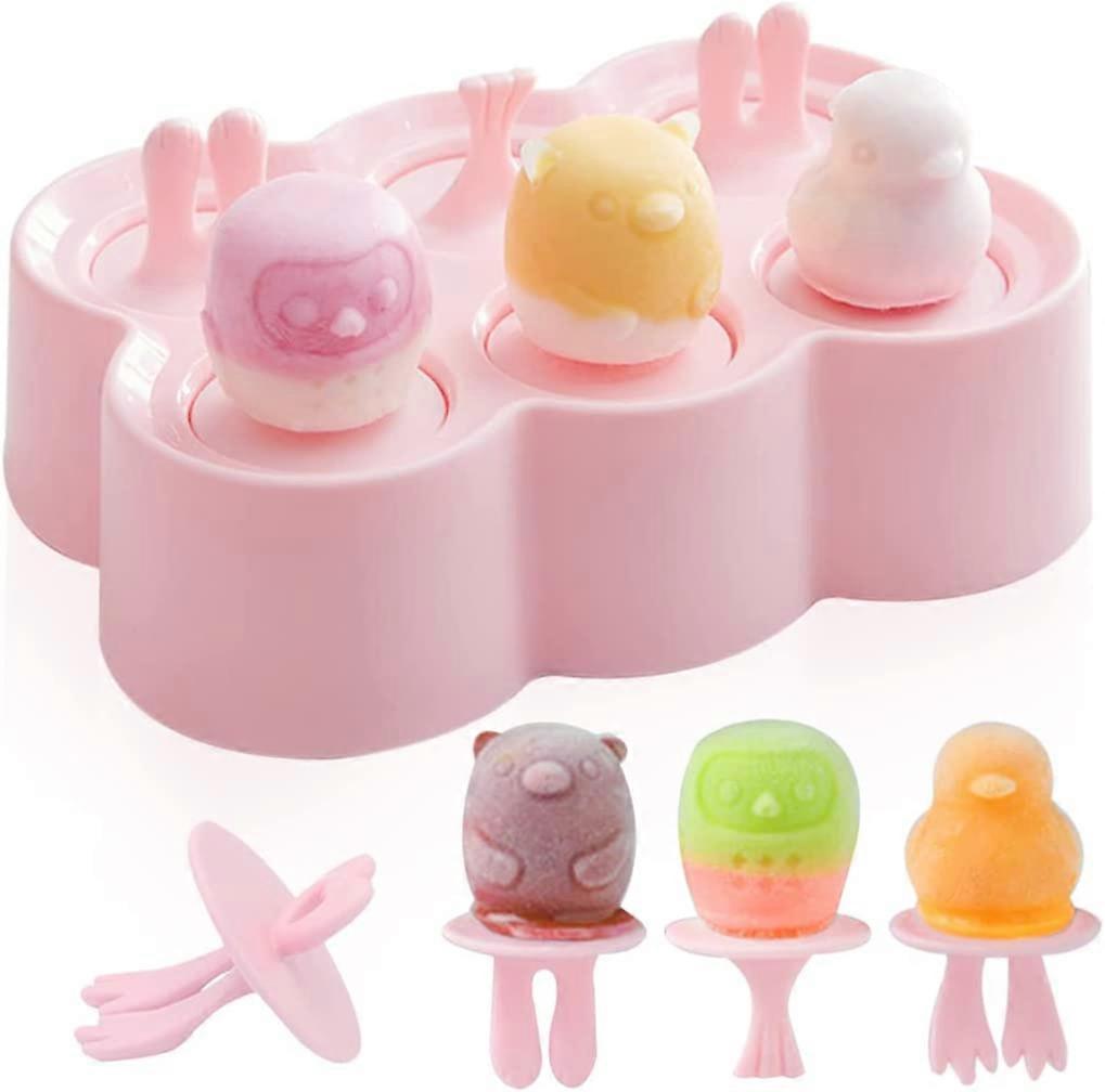 Ice Cream Mould, Silicone Popsicle Mould, Mini Ice Mould, Popsicle Mold, Ice Pop Mold Popsicle Sorbet DIY Reusable, Magnum Mold for DIY Sorbet Yogurt
