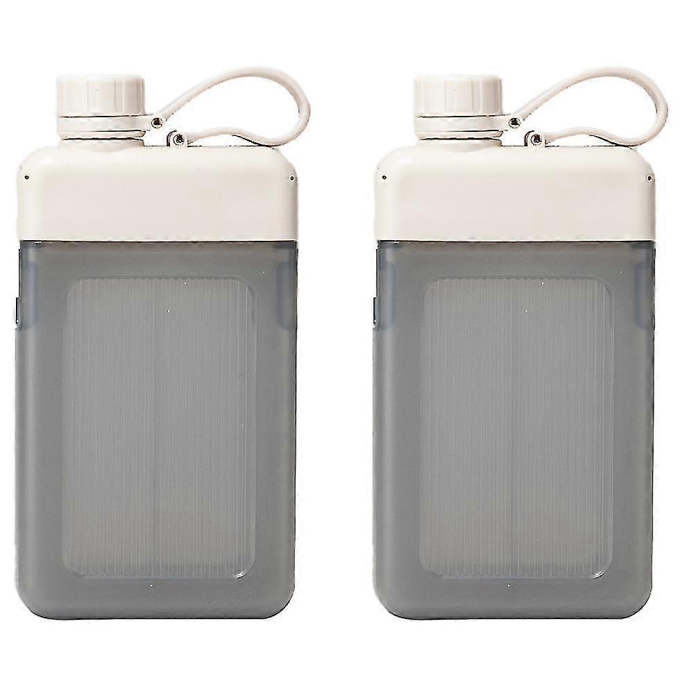 Plastic Flask for Liquor Flat Water Bottle Square BottlesTravel Flask Portable Travel Mug