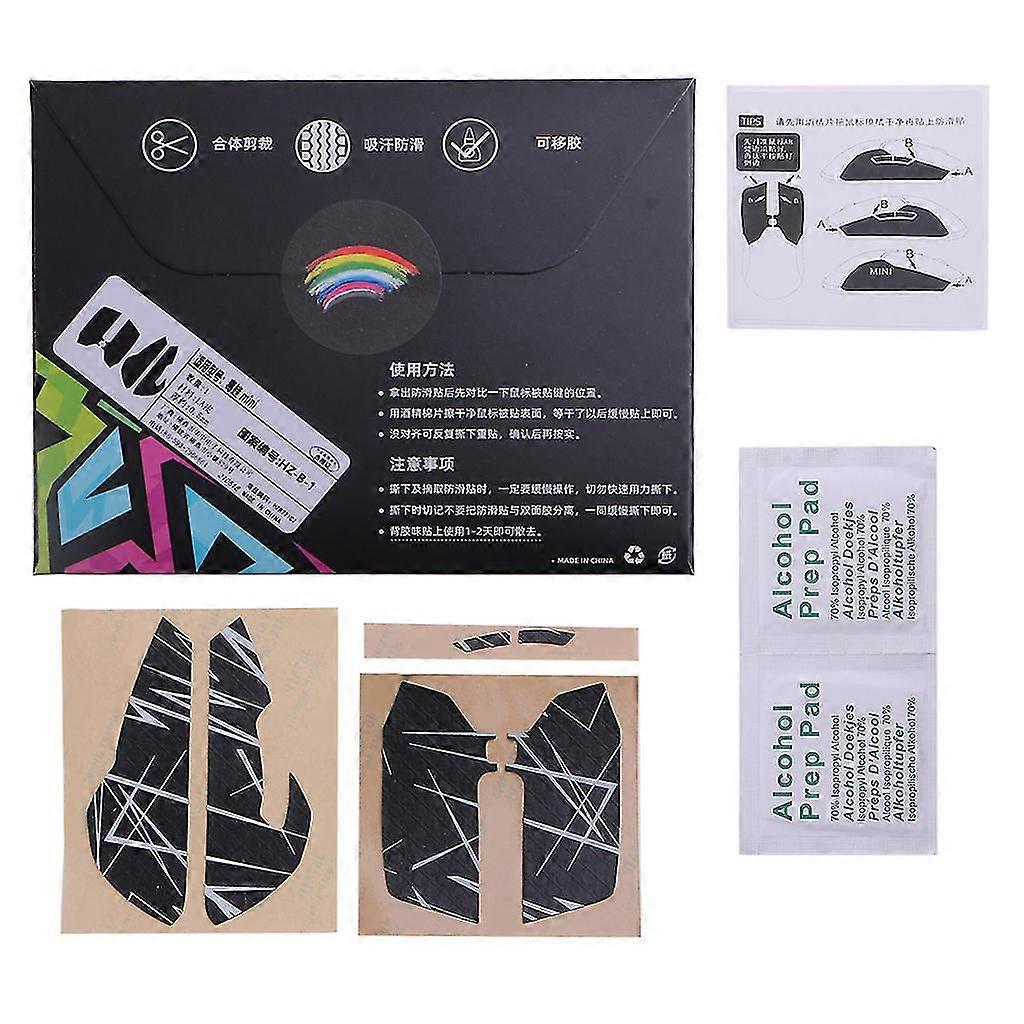 Mouse Sweat Resistant Pad Mouse Skates Side Sticker for Razer Viper Mini Mouse