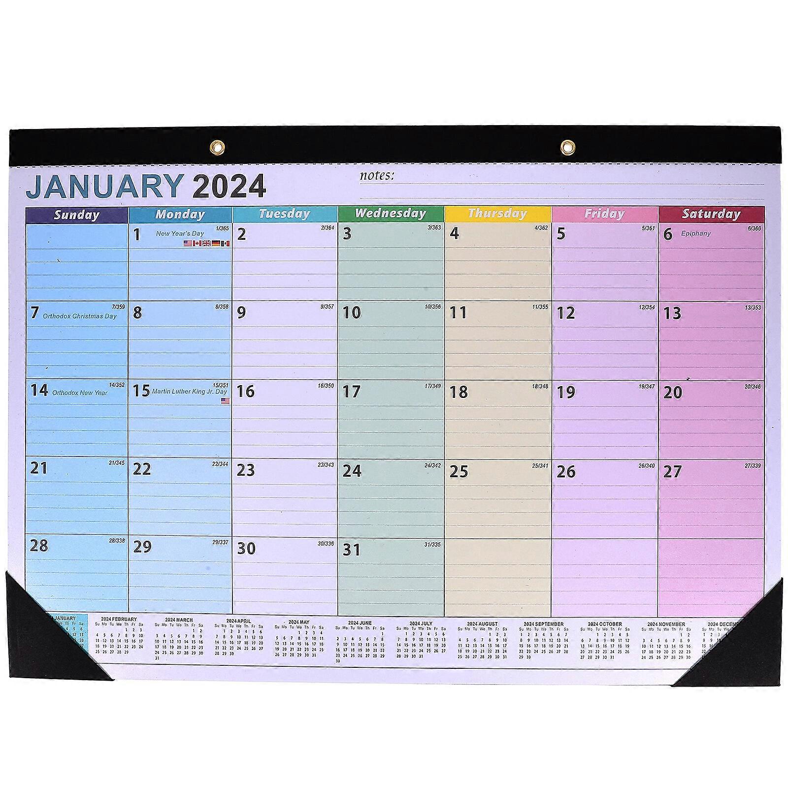 Wall Calendar Count Down Calendar Hanging Calendar Monthly Noting Calendar for Appointment
