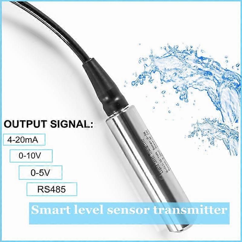 5m 10m 15m Submersible Level Vehicle Sensors pressure transmitter DC24V Water Tank Control Liquids Meter