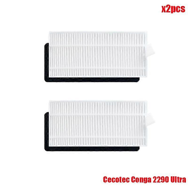For Cecotec Conga 2290 Ultra Robot Vacuum Cleaner Main / Side Brush Hepa Filter Mop Cloth Rags Parts Replacement Accessories Carpet Sweepers