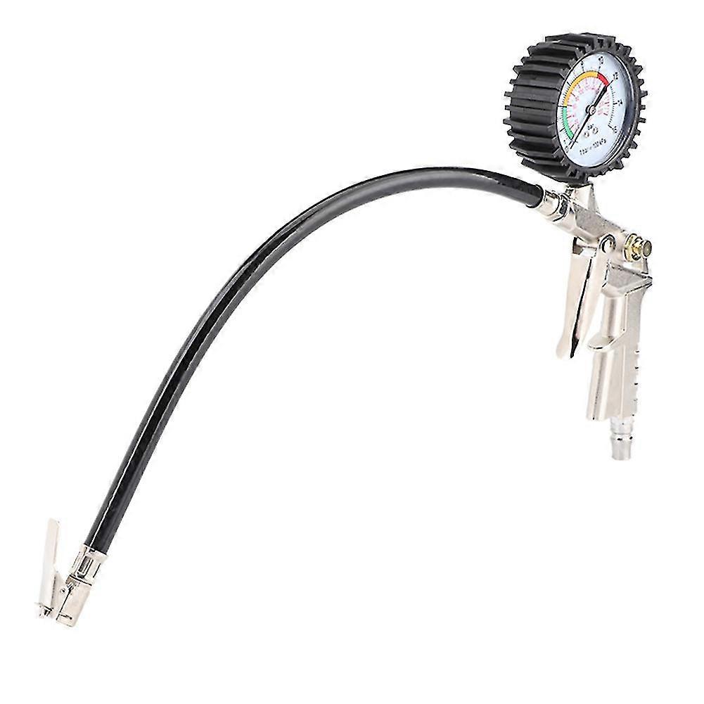 PC 8508 Multifunktionell Bil Däcktrycksmätare Pumppistol Pumpmätare