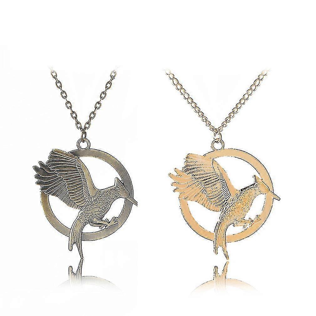 2ocs Hunger Games Star Fire Necklace Accessories