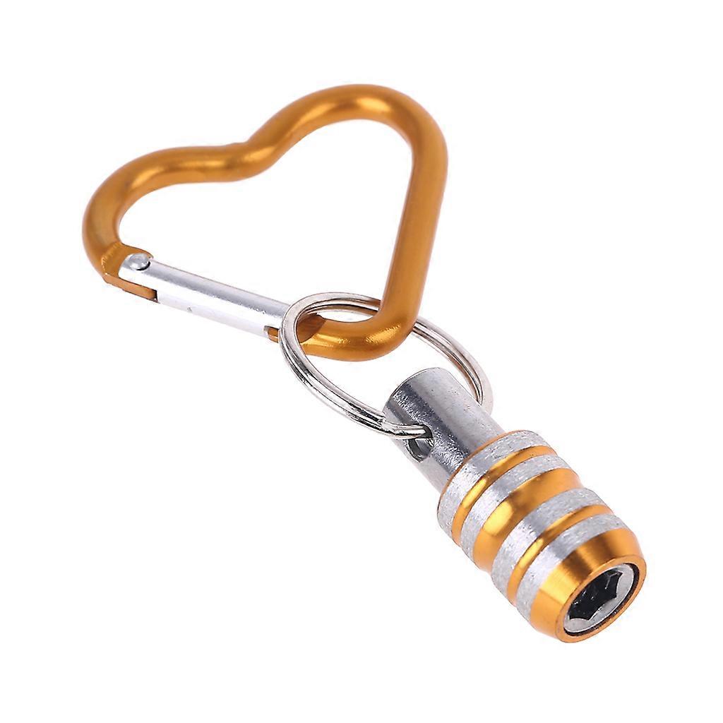1/4 Inch Hex Shank Screwdriver Bits Holder Extension Bar Drill Screw Adapter Quick Release Easy Change Keychain