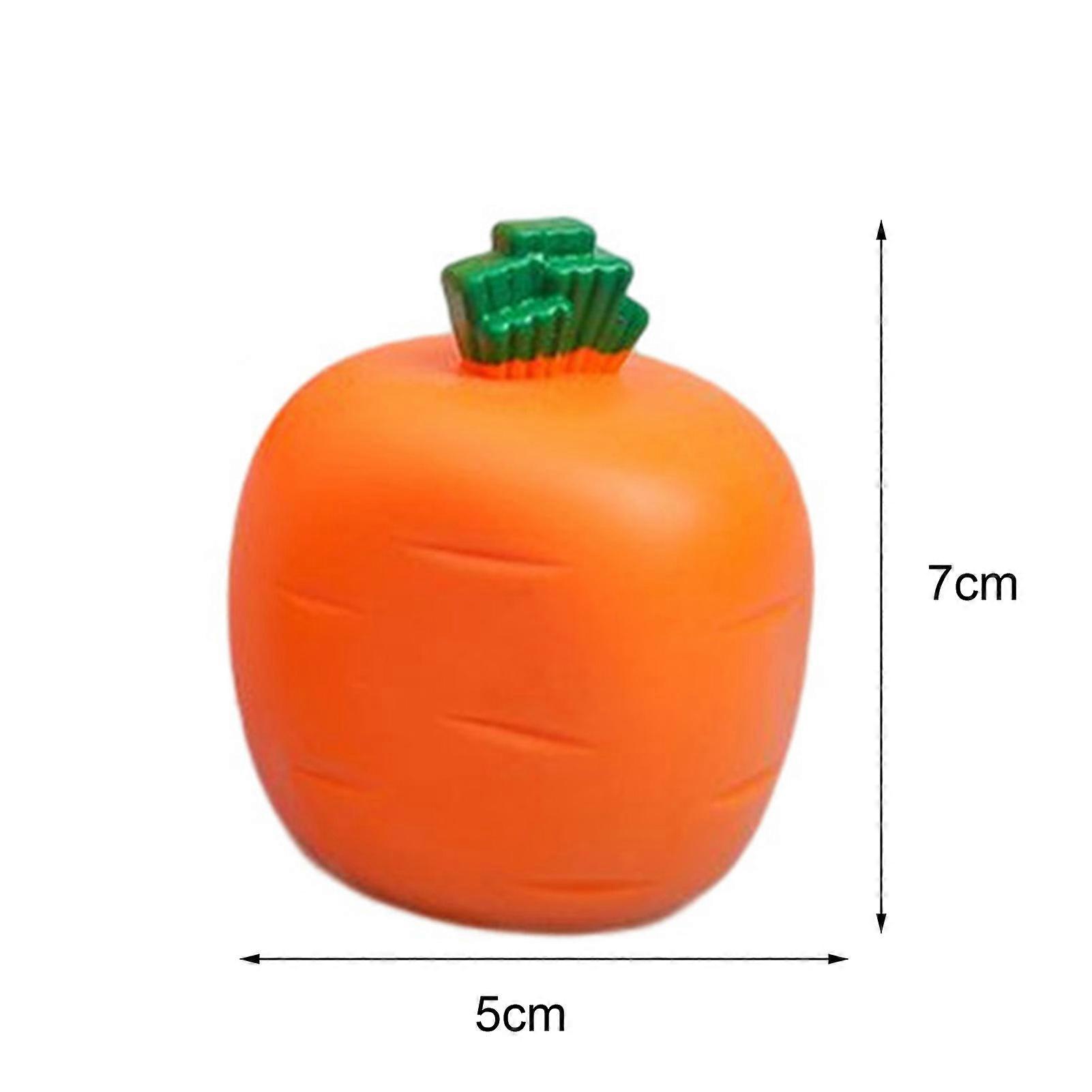 QingHai Squeeze Fidget Toy Flexible TPR Pinch Carrot Doll Quick ...