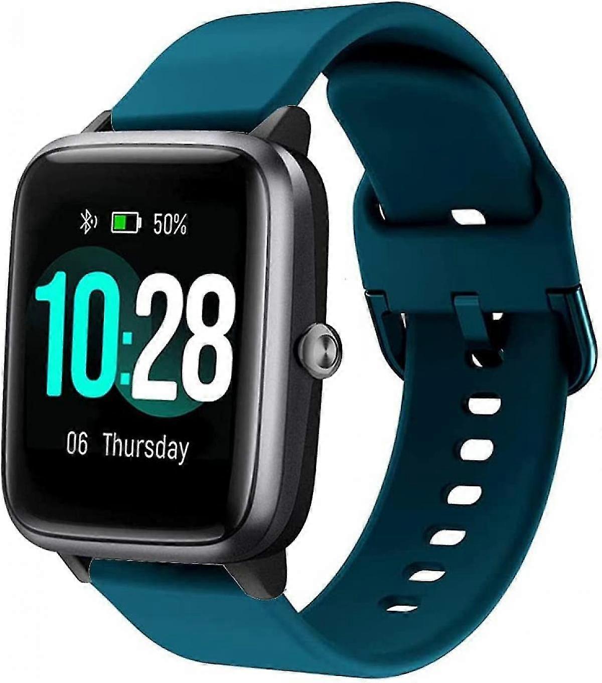 For Bands Compatible With 19mm Id205l Veryfitpro Smart Watch, Quick Release Soft Silicone Fadeless Pattern Printed Floral Replacement Band For Id205l