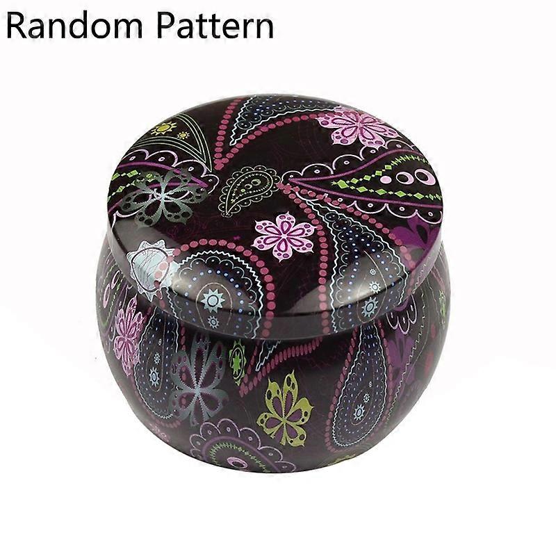 かわいいブリキキャンディークッキーギフトティー缶ビスケット収納ボックス丸型コンテナJIKAIX