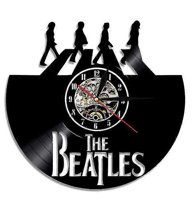 Vinil Record Wall Clock, The Beatles Record Wall Clock, Retro Home Decorare Wall Clock