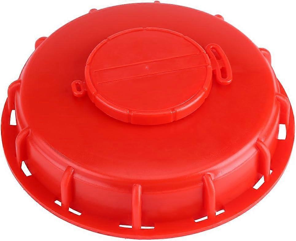 IBC Tankdeckel, IBC Tote Lid Cap für Flüssigwassertank, Kunststoff rot 163mm