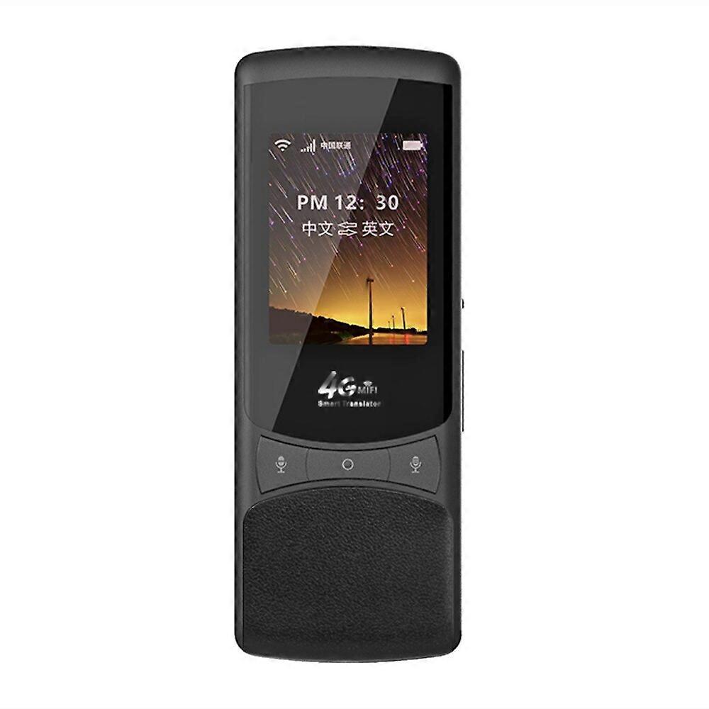 Z1 Translator 50 Languages Wifi Translation Voice Input - Black