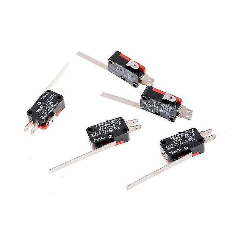 5pcs V-153-1c25 Long Hinge Lever Arm Basic Micro Limit Switch Snap 15a Shytmv