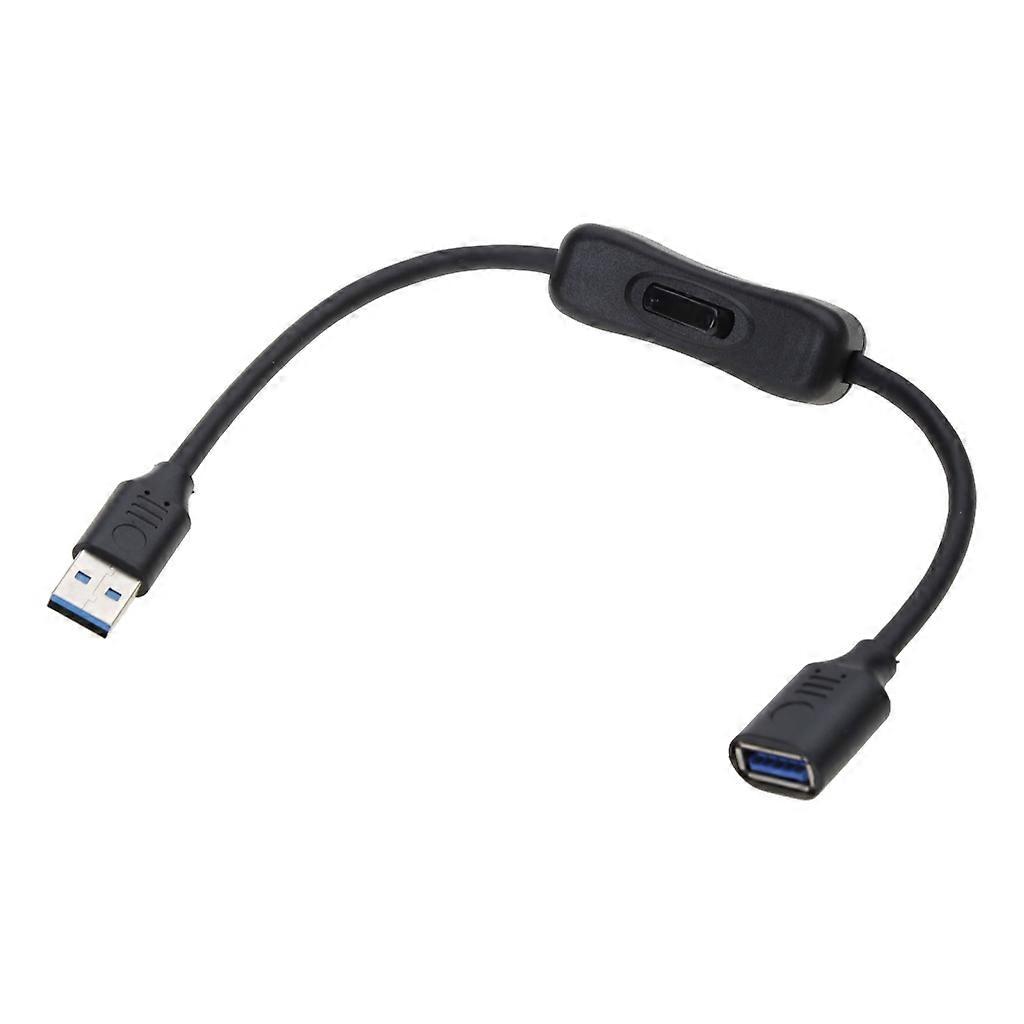 Straight-headed USB3.0 Extension Cable Support Data Transfer with Power Switch