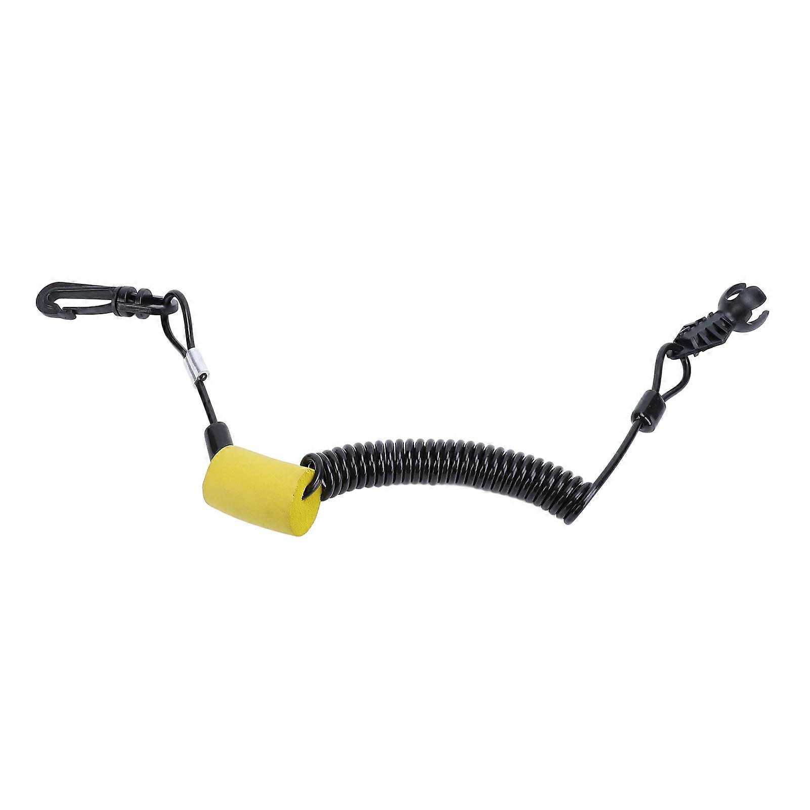 Jet Ski Tether Key Lanyard Elastic Rope 278003092 Anti Theft Learning Key Cord and Clip Replacement for Sea‑Doo GTI GTR GTX SPARK