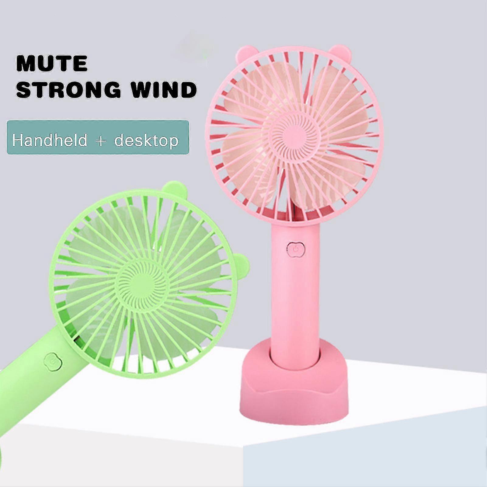 Handheld Portable Fan With 3 Speeds Usb Charging Operated Small Fan For Travel