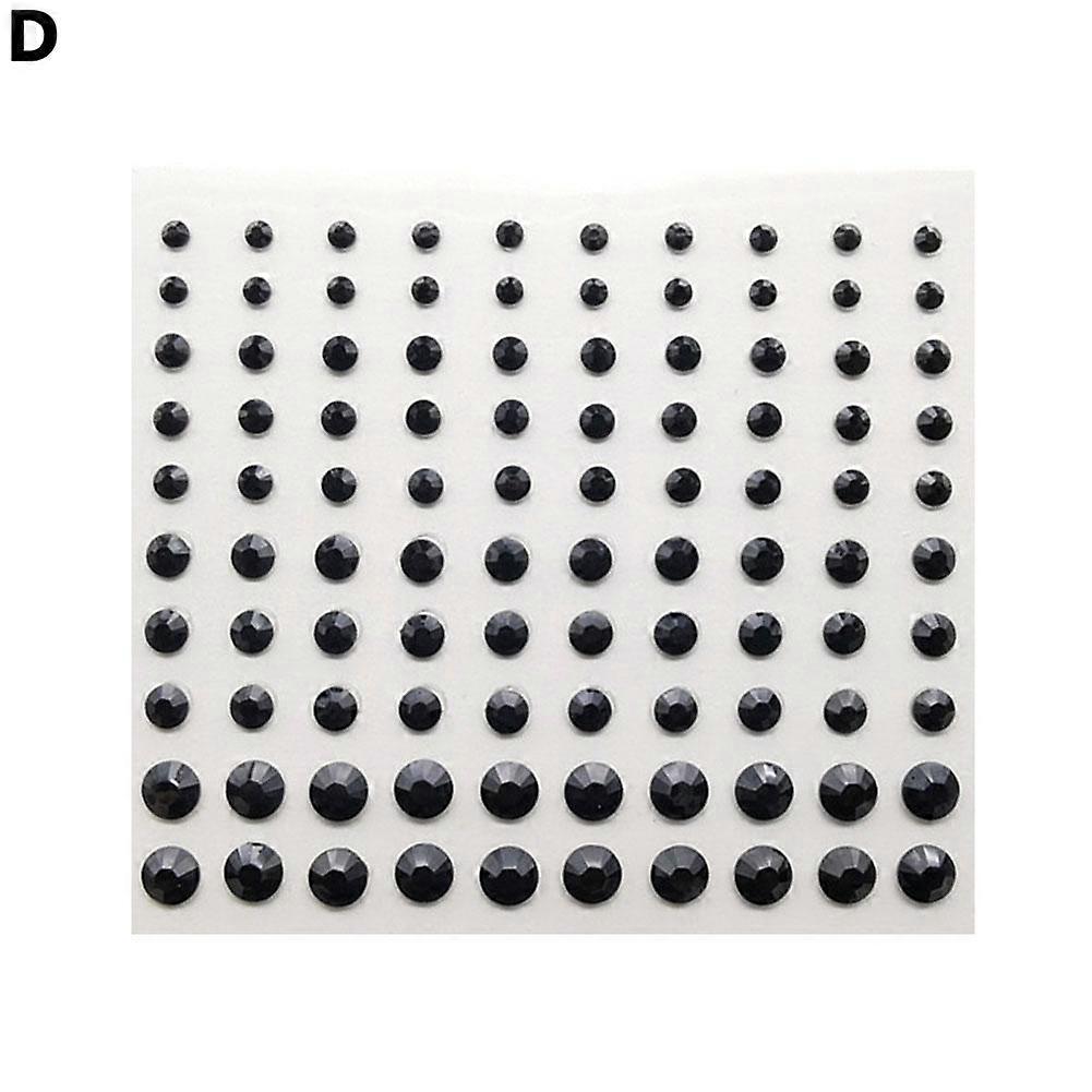 Φρύδι Μακιγιάζ Πρόσωπο Multi-size Pearl Φρύδι Πρόσωπο Τρυπάνι Στρας Διακόσμηση