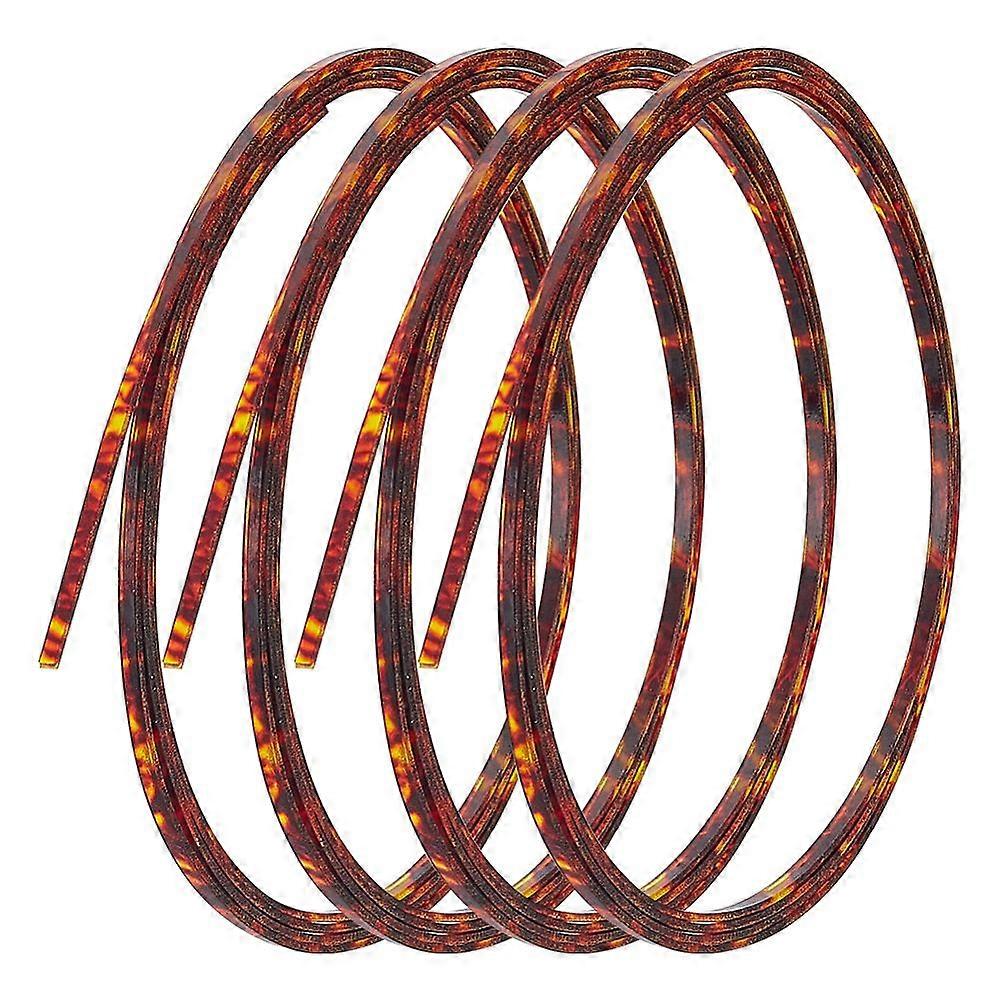 Plastic Imitation Shell Guitar Binding Purfling Strip Sandy Brown 1650x3x1.5mm
