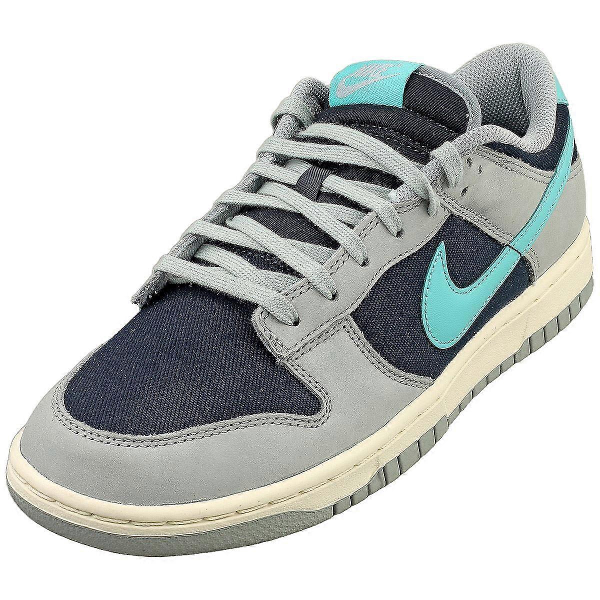 Nike Dunk Low Retro 高级男士时尚运动鞋,灰色海军蓝