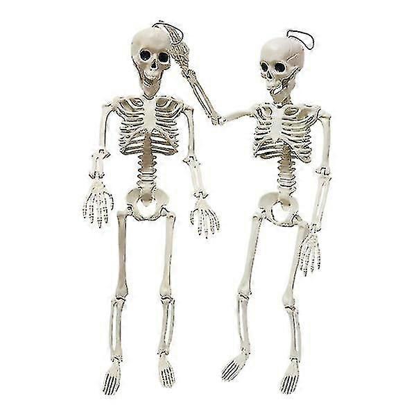 2pcs Halloween Skeleton Halloween Landscape Prop Human Skeleton Model Bones Model
