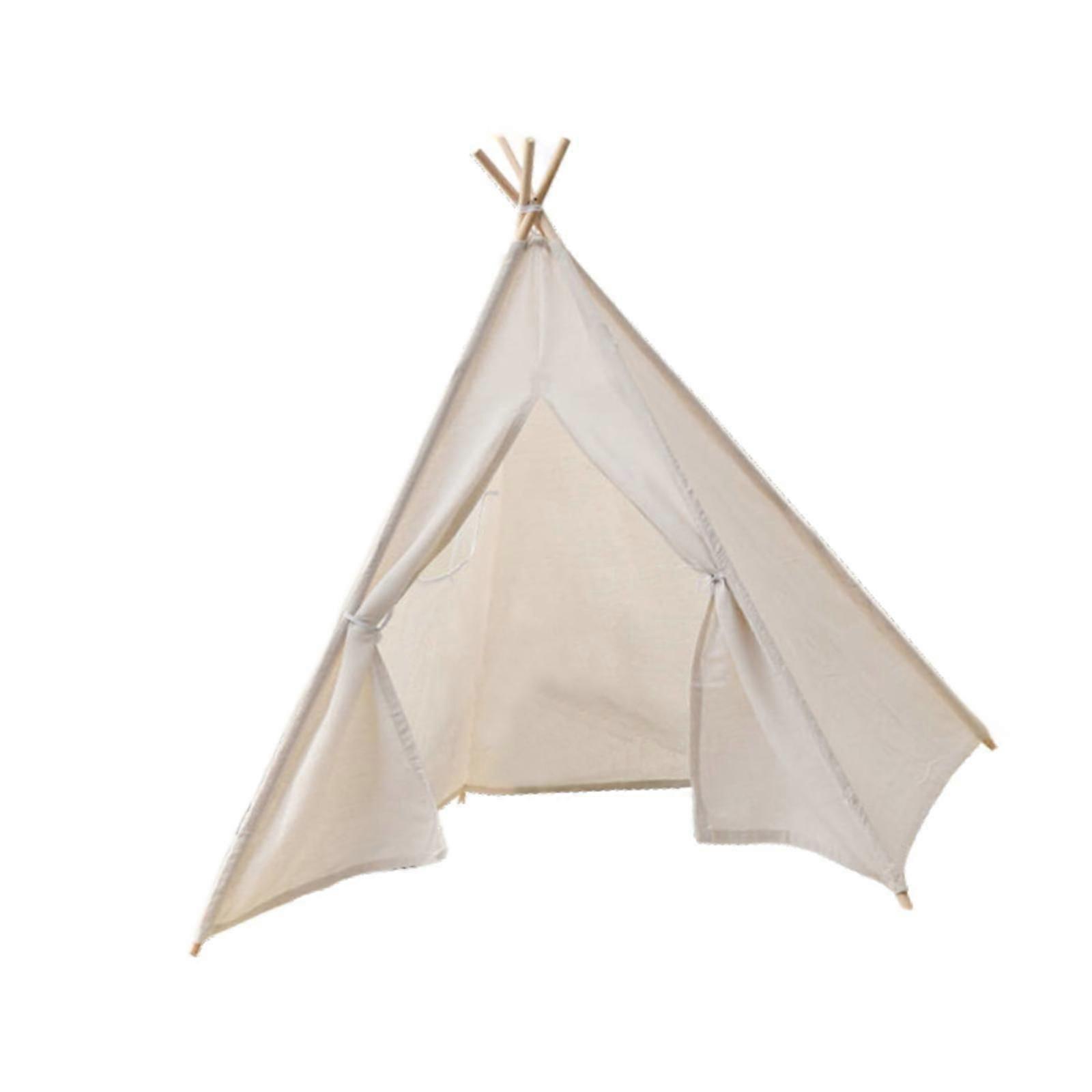 ילדים טיפי יצירתי צעצועי ילדים ניידים בית למסיבות ברביקיו בחצר האחורית לבן