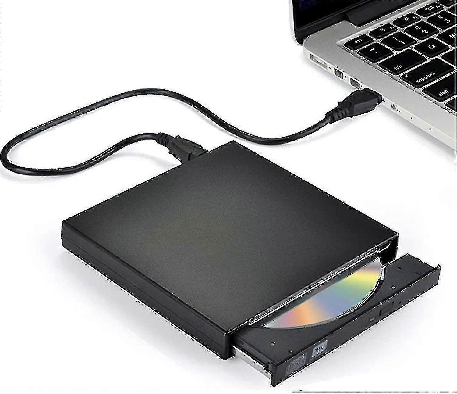 محرك أقراص DVD خارجي مع موقد أقراص مضغوطة (التحرير والسرد ، واجهة USB