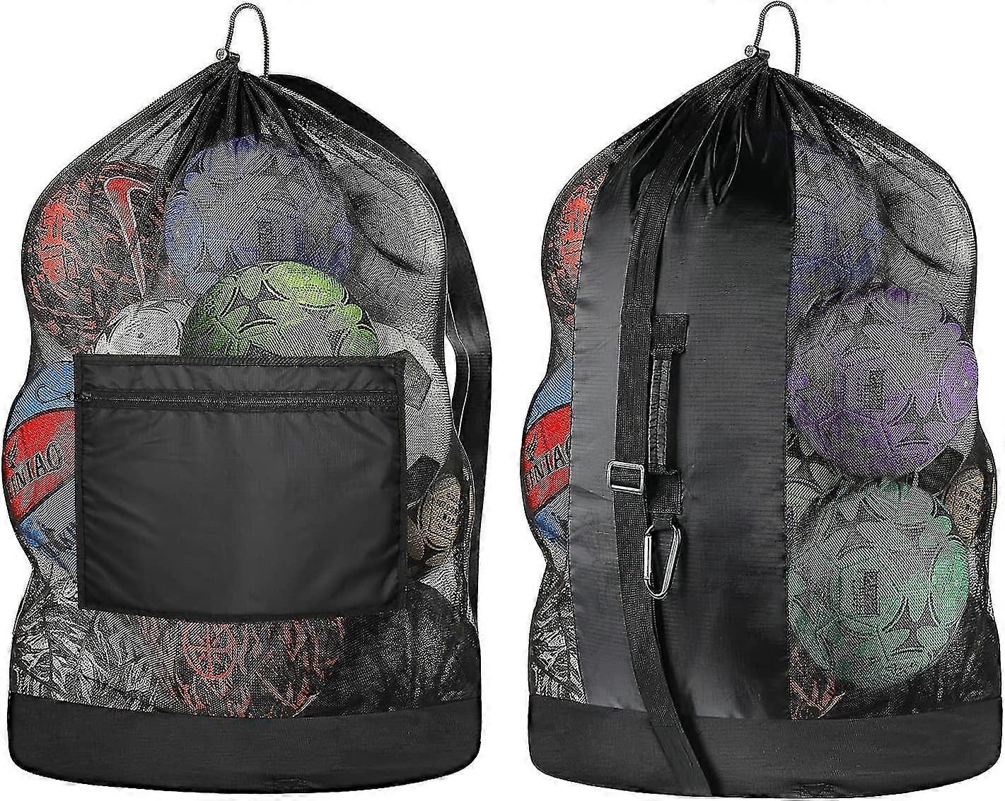 Extra Large Ball Bag, Mesh Soccer Ball Bag, Adjustable Shoulder And Portable Strap Design Fit Coach,adults And Kids, Best For Soccer Ball, Basketball