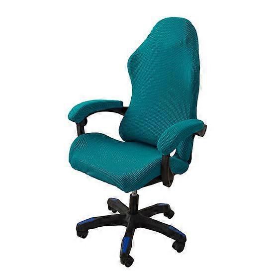 1 Set Stylish Nordic Gaming Chair Cover Soft Elasticity Non-Slip Dust-Proof Polar Fleece Armchair Slipcovers