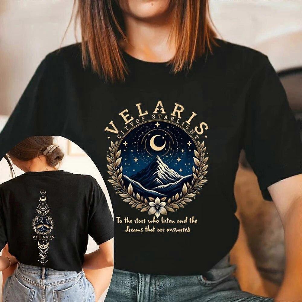 Velaris City of Starlight T-Shirt ACOTAR T-Shirt The Night Court T-Shirt Frauen Grafik T-Shirts Vintage T-Shirt SJM Merch Shirt Top