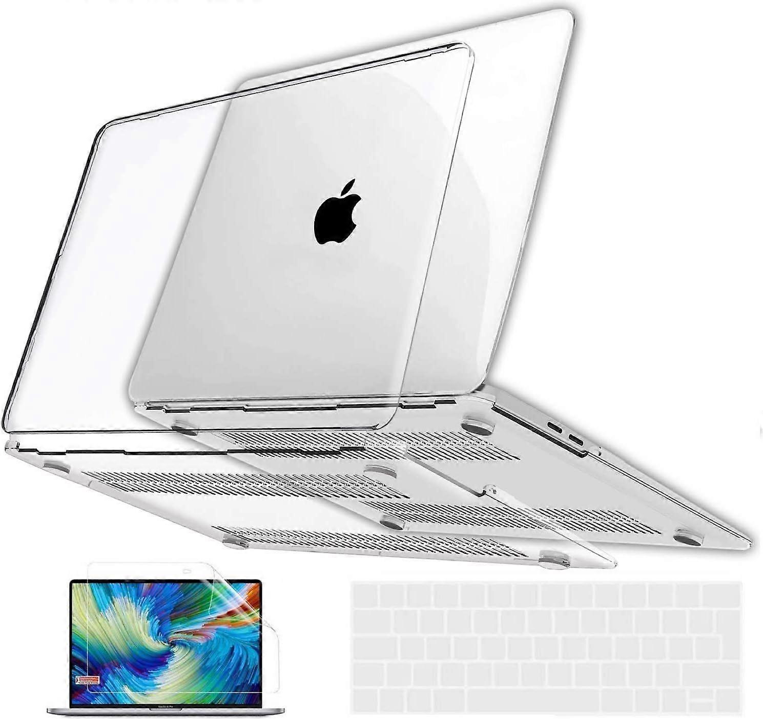 Case for MacBook Pro 13 inch, GVTECH Crystal Clear Case 2024-2016 M2 M1 A2338 A2289 A2251 A2159 A1706 A1989, Plastic Protective Hard Shell & Keyboard 