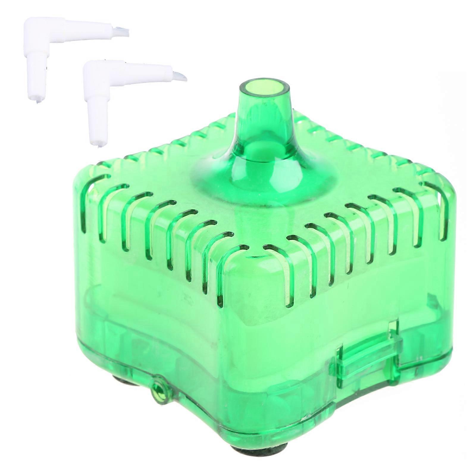 Aquarium Mini Filter Quiet Air Driven Bio Filters with Air Stone Including Suction Cup Sponge Bio Ball Activated Carbon  Blue