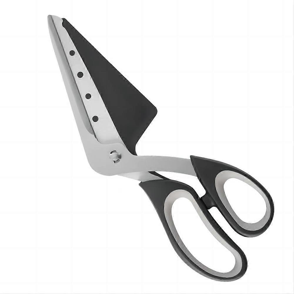 Stainless Steel Pizza Cutter with Soft Grip Handle for Effortless Slicing, Ergonomic Design, 10-Inch Blade