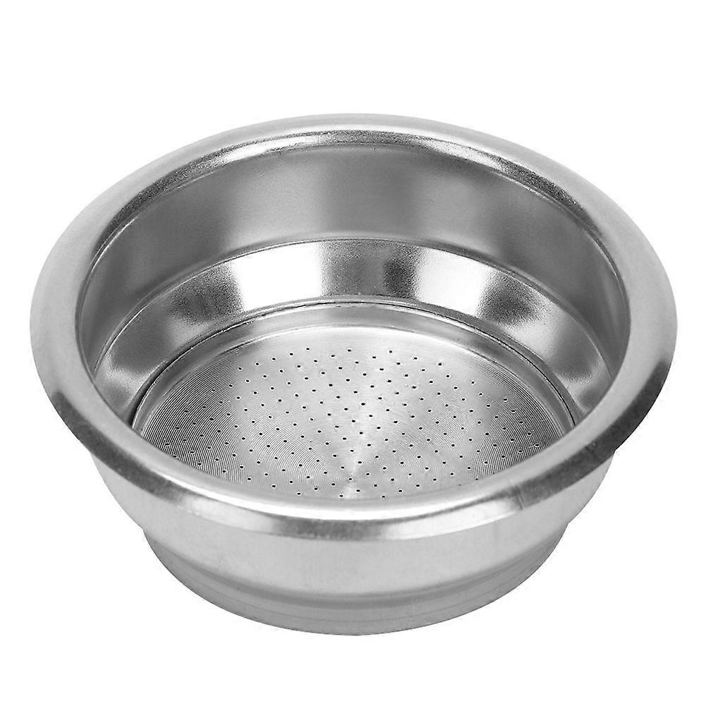 58mm Double Layers Single Double Doses Filter Basket Semi Automatic Coffee Machine Bottomless Handle Filter(Double Doses )