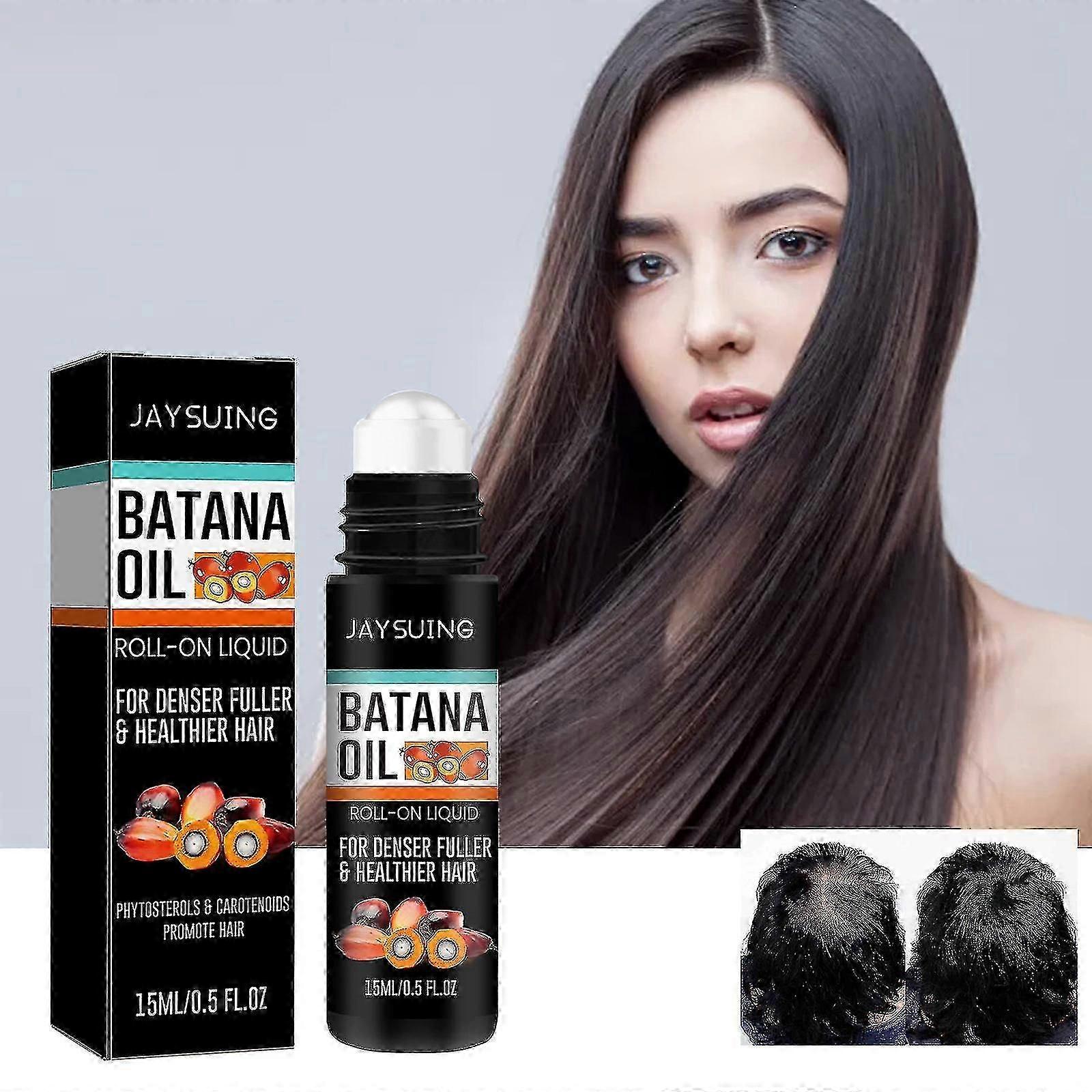 Jaysuing Patana Hair Roller Ball odżywia cebulki włosów, naprawia suche i puszące się włosy, wzmacnia włosy, zapobiega ich wypadaniu i ujędrnia włosy BF |