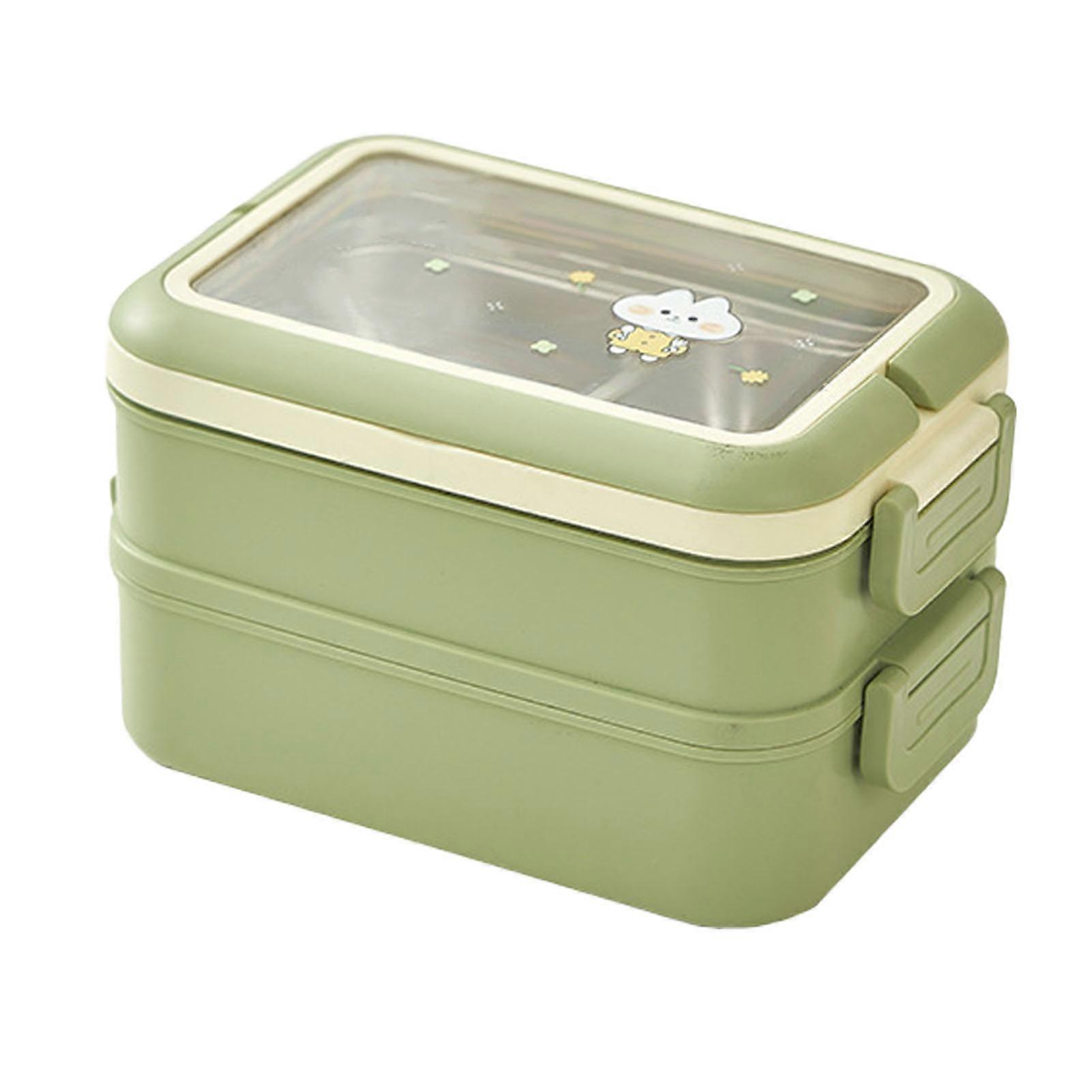 Insulated Stackable Lunch Box, Multi-Compartment Thermal Food Carrier