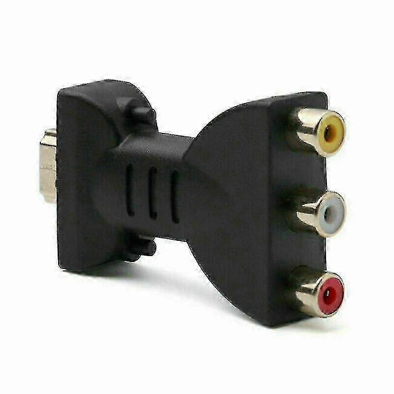 4k Hdmi męski na 3 Rca żeński kompozytowy konwerter adaptera audio-wideo Av do telewizora f26